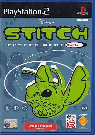Disneys Stitch Experiment 626 (Dansk) - PS2 (B Grade) (Genbrug)